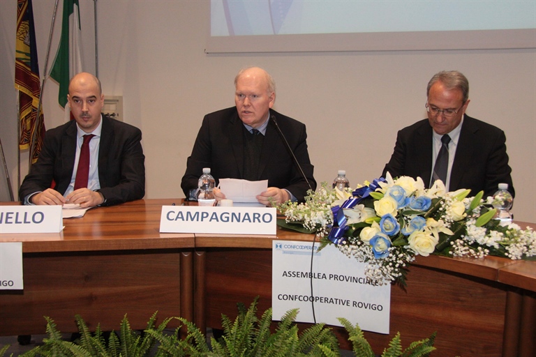 Carlo Stocco confermato alla presidenza di Confcooperative Rovigo